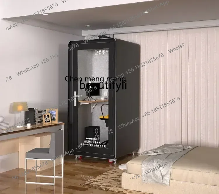 

xz1Home phone booth mobile recording studio sound insulation, warehouse test room