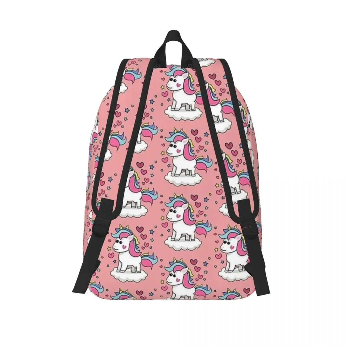 Unicorn Lover Backpack para pré-escolar, estudante da escola primária, colorido Art Cartoon Book Bags, menino, menina, Kids Daypack, ao ar livre, bonito