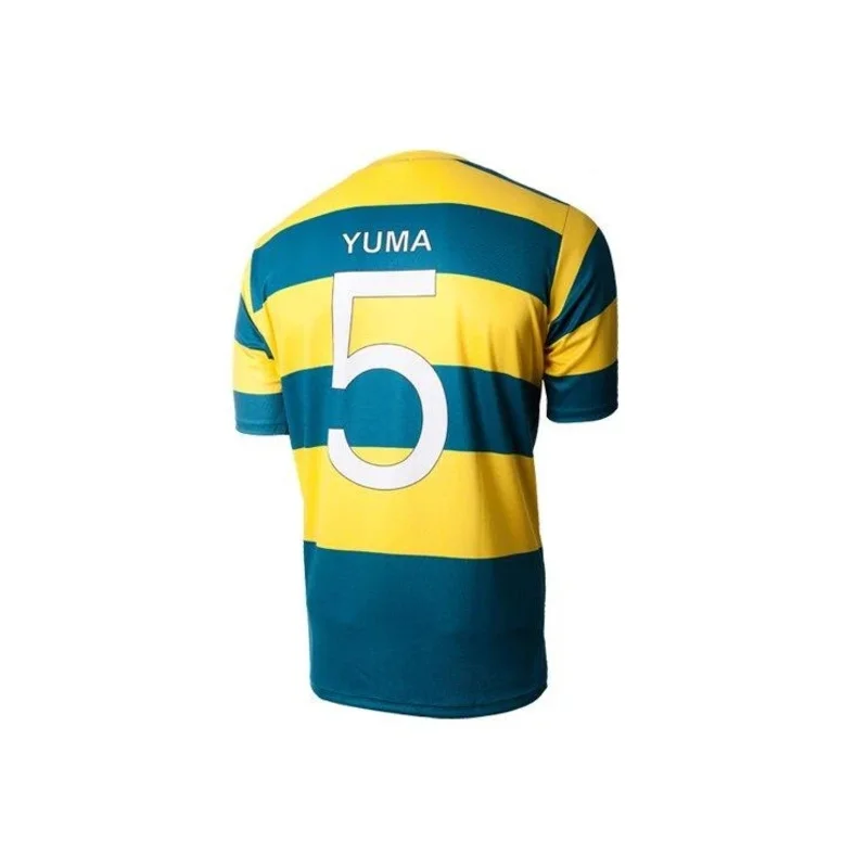 AAA 2025 Yuma Basic - Camiseta. Tops esportivos para jovens e crianças. Números de nome personalizáveis. Mangas curtas de alta qualidade. Rápido D