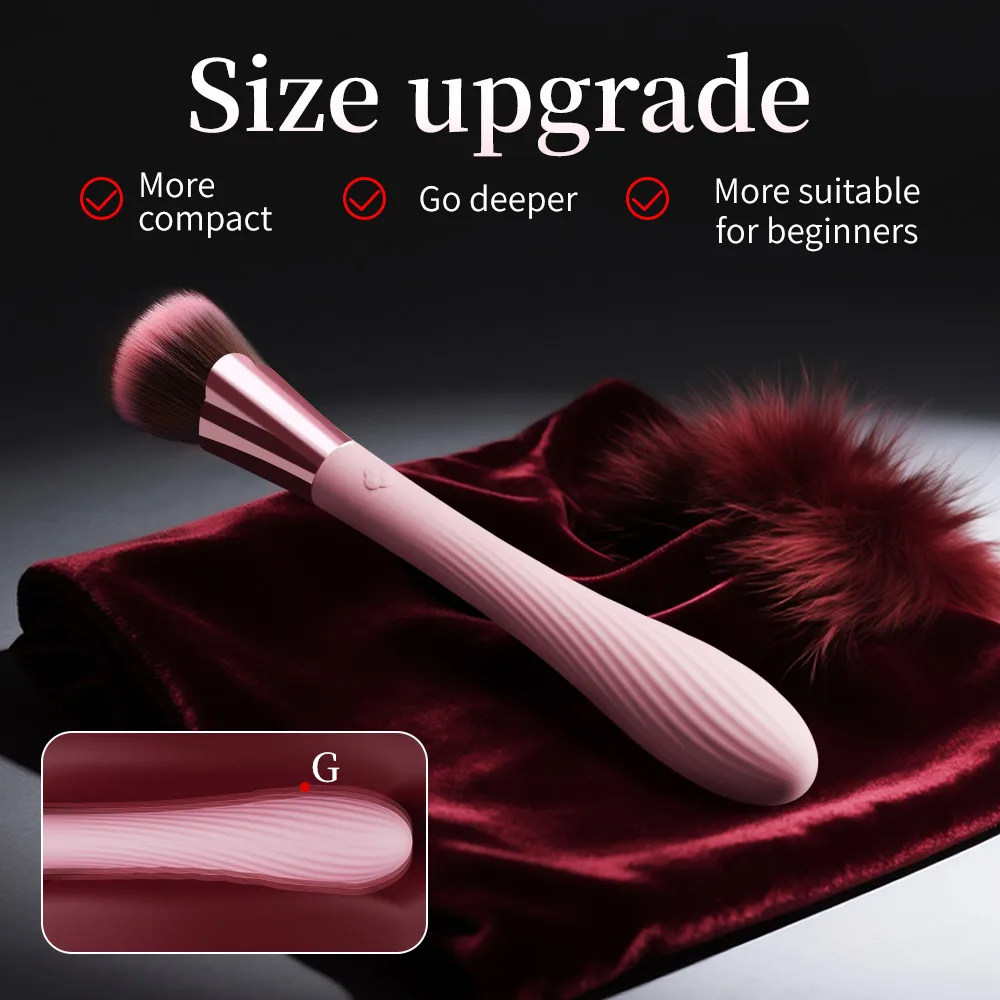 New Upgrade Makeup Brush Vibrator Detachable Brush G-Spot Nipple Clitoral Stimulator Bullet Dildo Vibrators Sex Toys for Woman - Image 3