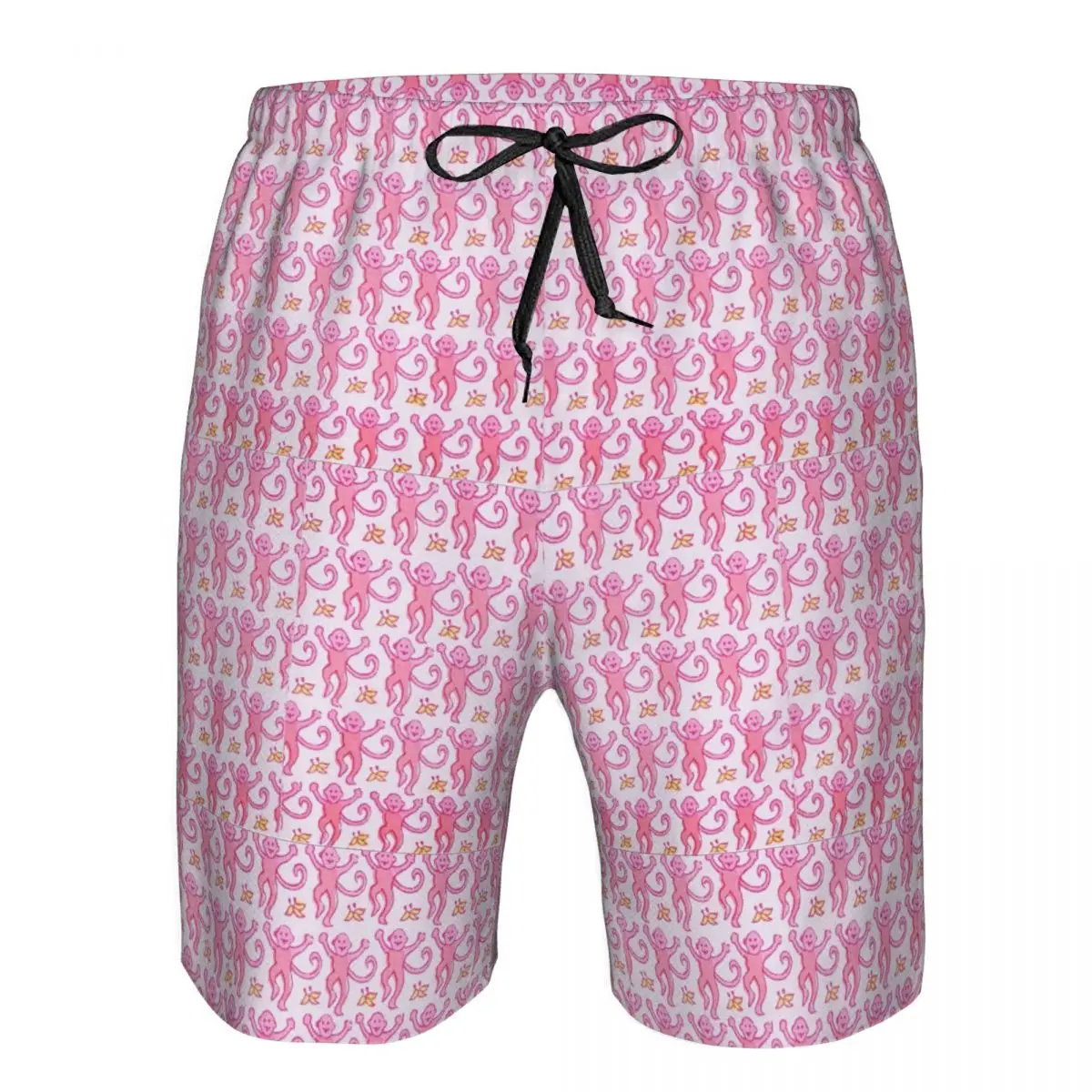 

Preppy Roller Monkeys Rabbit Anime Trunks Beach Board Shorts Casual Quick Dry Swimming Summer Men Pants