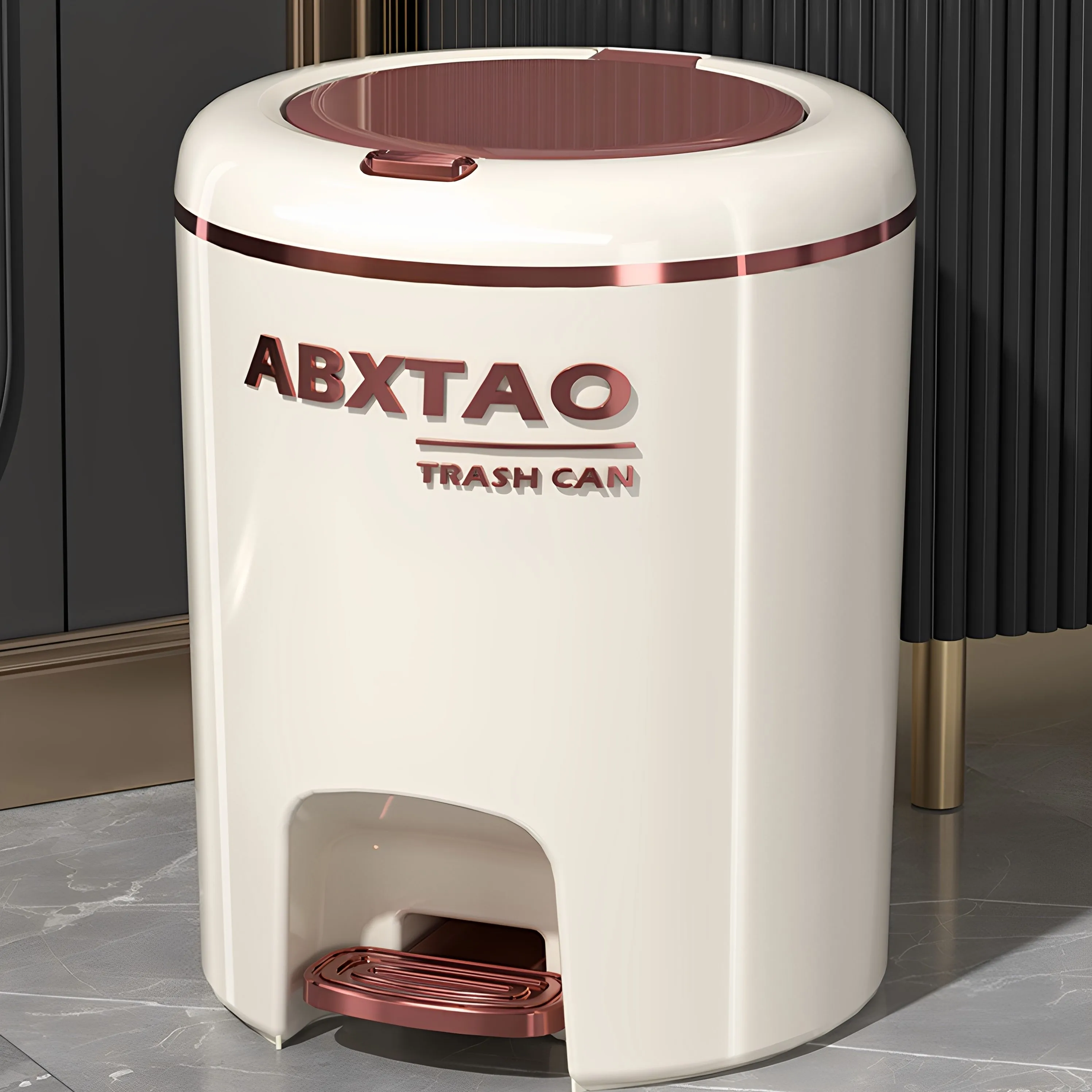 

Мусорное ведро с двойной педалью, большой емкости, для кухни, ванной, спальни, туалета, для домашнего использования