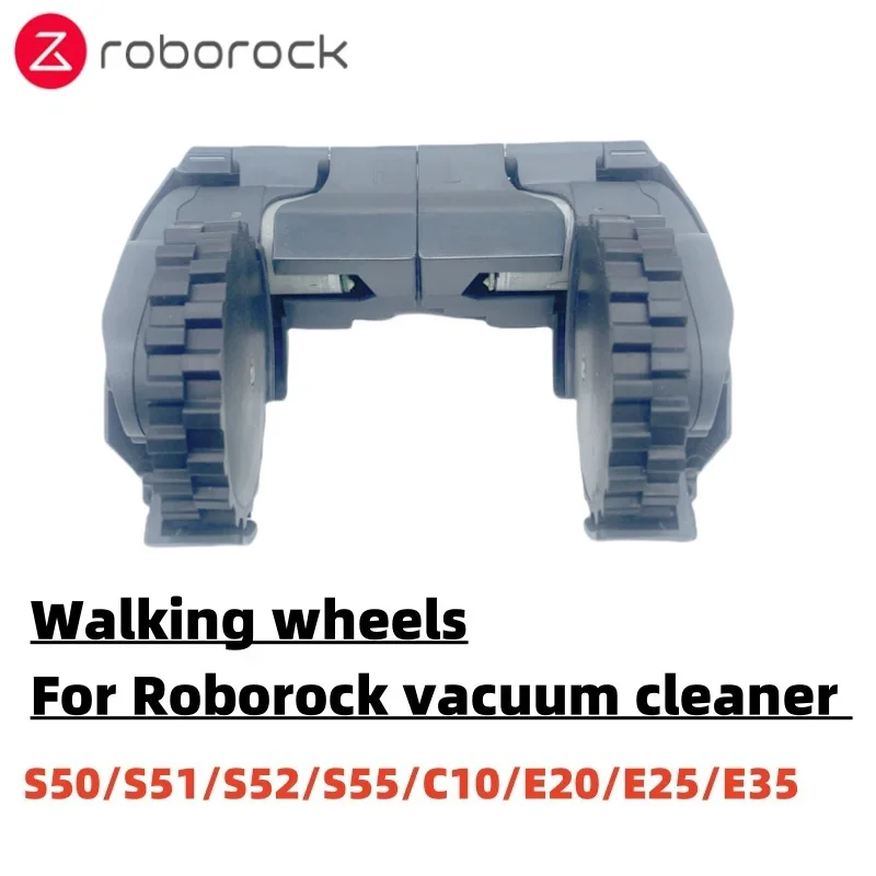 Rueda de viaje izquierda y derecha Original para aspiradora Roborock S5/ S50/ S51/ S52/ S55/ C10/ E20/ E25/ E35, piezas de repuesto