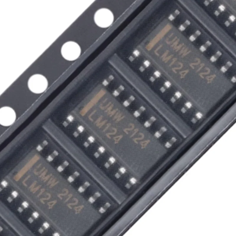

30 Pieces of Brand New Original Lm124Dr with Silkscreen Lm124 Sop-14 Four-Channel Operational Amplifier Ic Chips