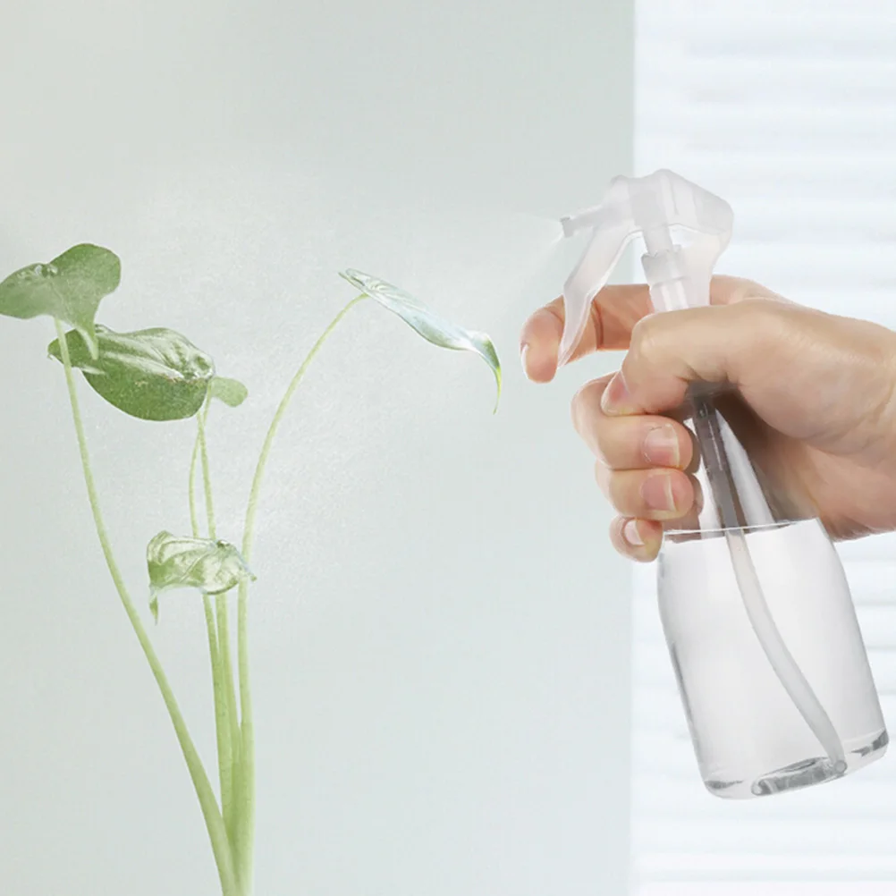 1pc New 200ml Clear Empty Hand Trigger Water Spray Plastic Bottle Cleaning Garden