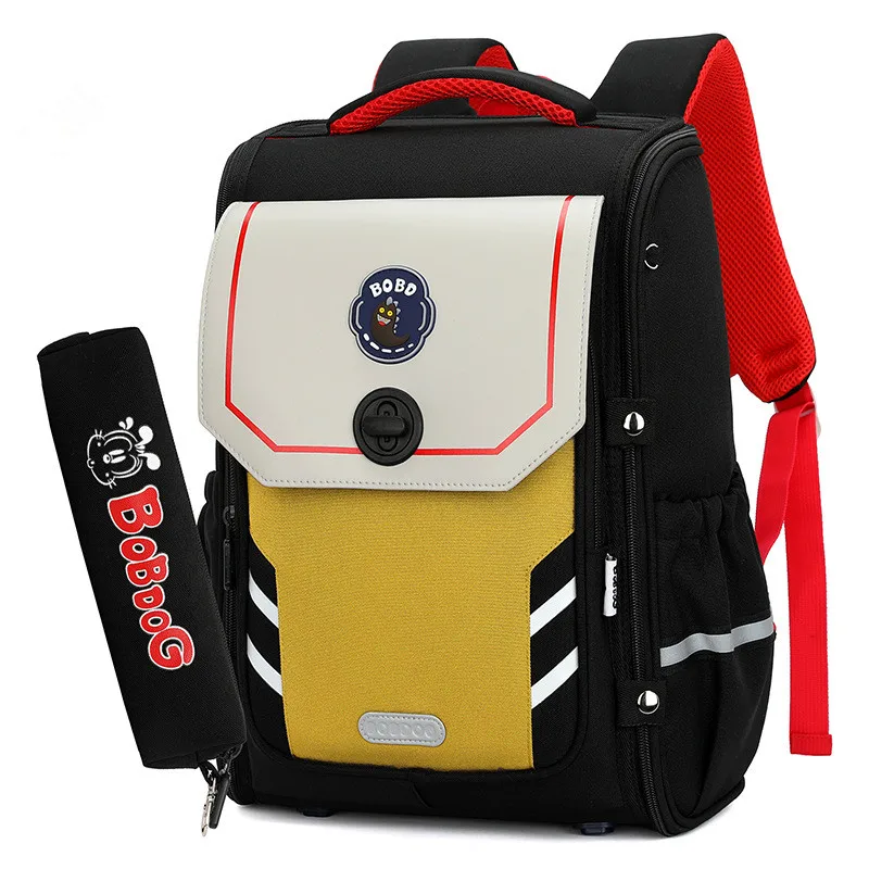

New British Style Orthopedic Boy Backpack School Bags Children simple Space Backpacks For Girls kawaii Kid Schoolbag Knapsack