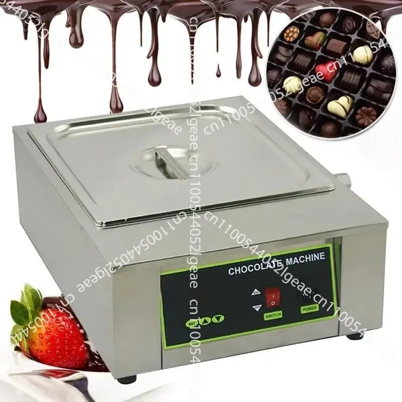 Fruit Tempering Automatic Electric Chocolate Melting Pot Heater Cheese Snack Machine
