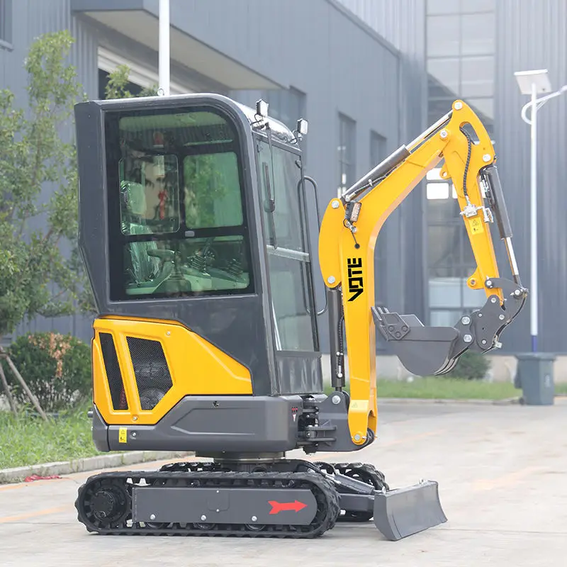

FREE SHIPPING Mini Excavator 1.6 Ton 2 Ton Hydraulic Mini Pelle Farm Used Excavator Cabin EURO 5 EPA Engine Hot Sale