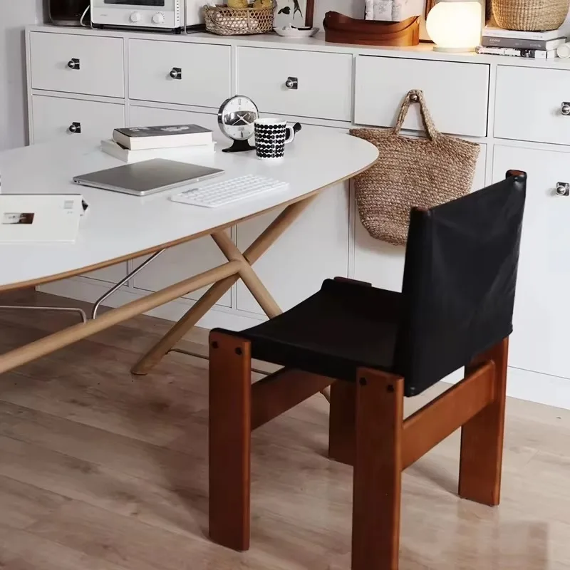 Silla de comedor cómoda nórdica, silla de comedor ergonómica moderna de lujo para jardín, Chaises de madera a la moda, muebles de cocina Salle À Manger
