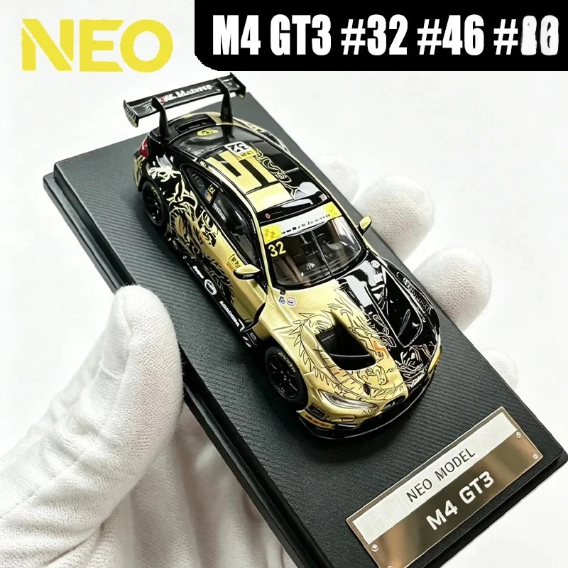 New Microturbo in Stock NEO MODEL 1:64 M4 GT3 #32 #46 #97 Alloy