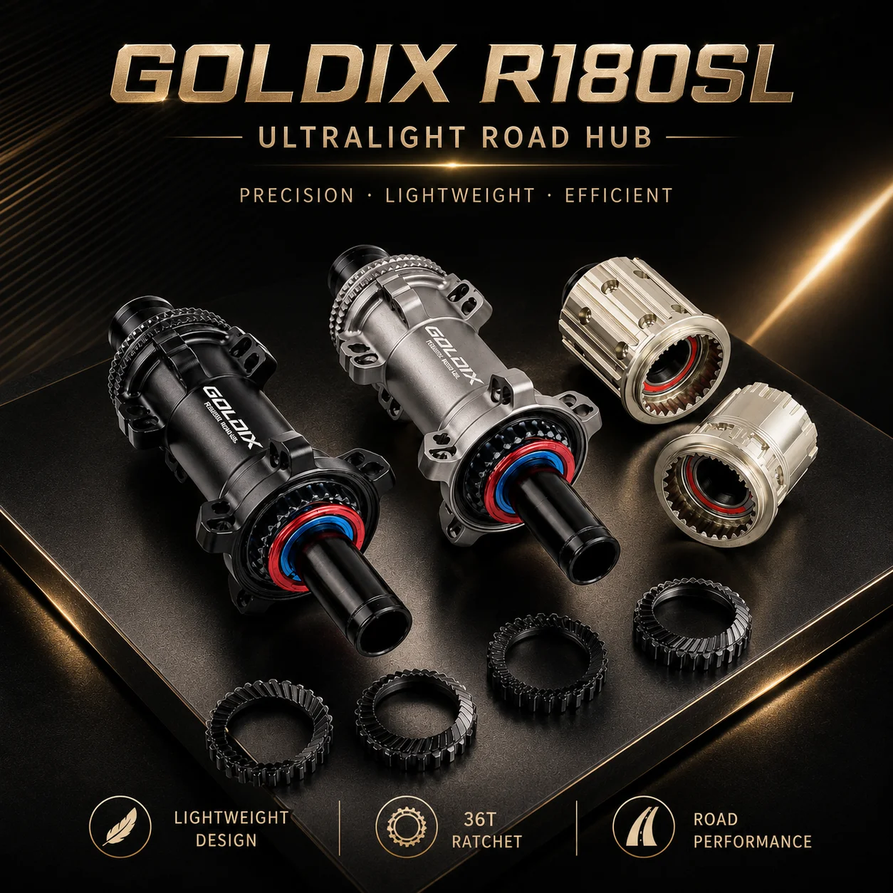 cubo-de-disco-goldix-r180sl-20h-para-bicicleta-de-estrada-10-12-velocidades-leve-catraca-36t-255g-compativel-com-eixos-suicos-pronto-para-raios-de-carbono