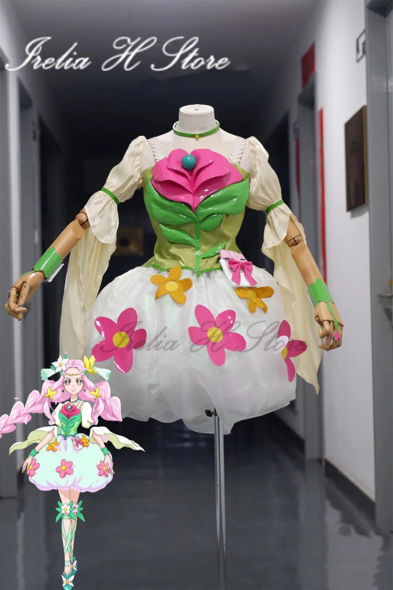 Irelia H Store Ha-chan from Pretty Cure Hanami Kotoha Cosplay Costume for women Felice Anime dress female