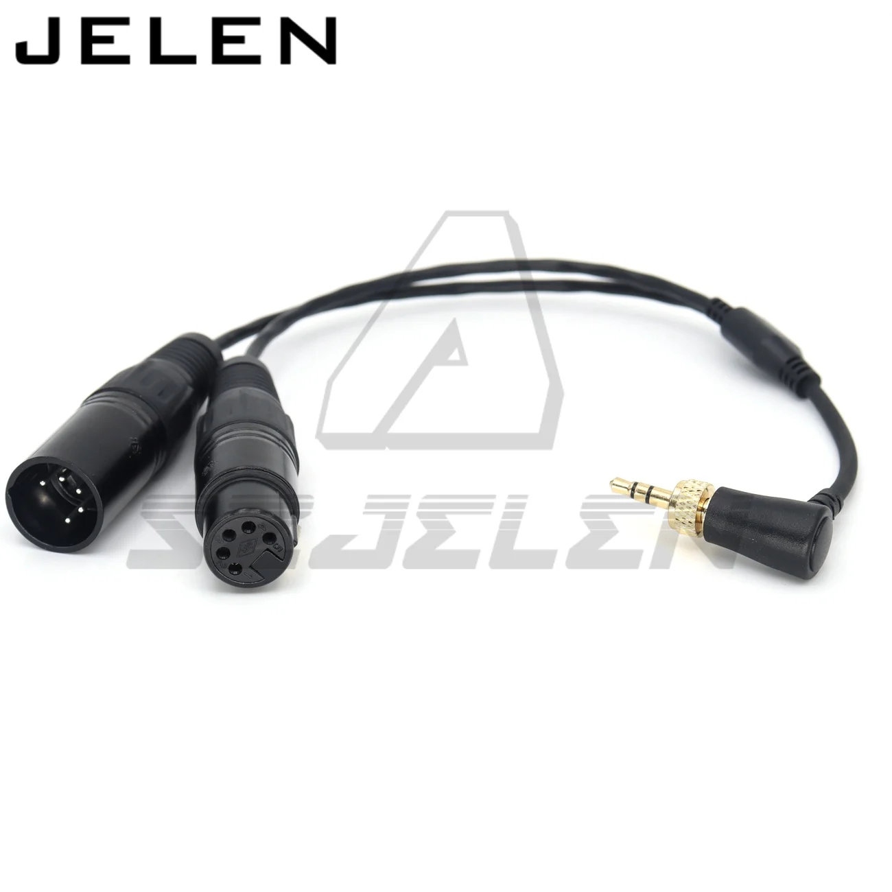 3.5 إلى مزدوج XLR 5pin ذكر أنثى لمحول NANLITE Sidus One DMX كابل Forza, FC, PavoSlim, Pavotube ll C #5