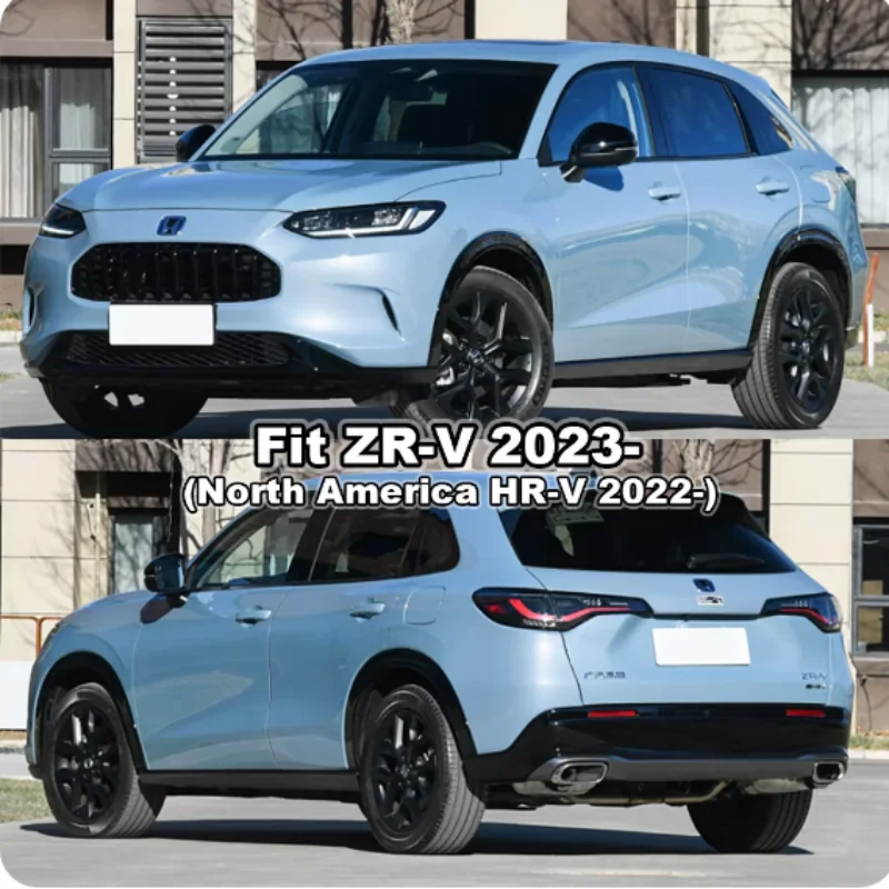 لهوندا ZR-V ZRV 2022-2023 الوقود حشو الباب غطاء خزان الغاز غطاء الكسوة ألياف الكربون نظرة #4