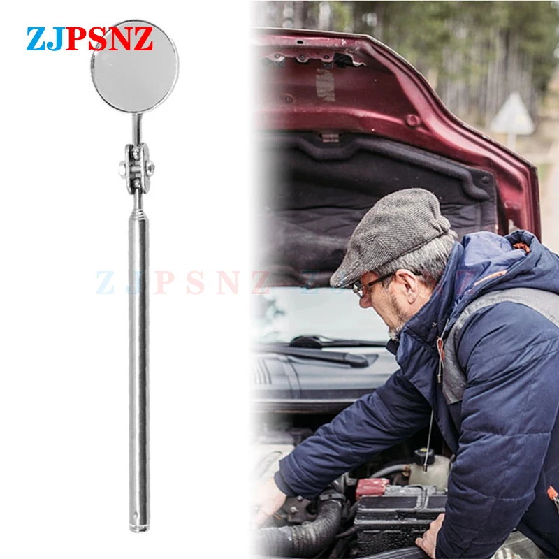 Automotive Maintenance Inspection Mirror 360 Degree Folding Folding Telescopic Reflector Hand Car Repair Tools 30mm 50mm