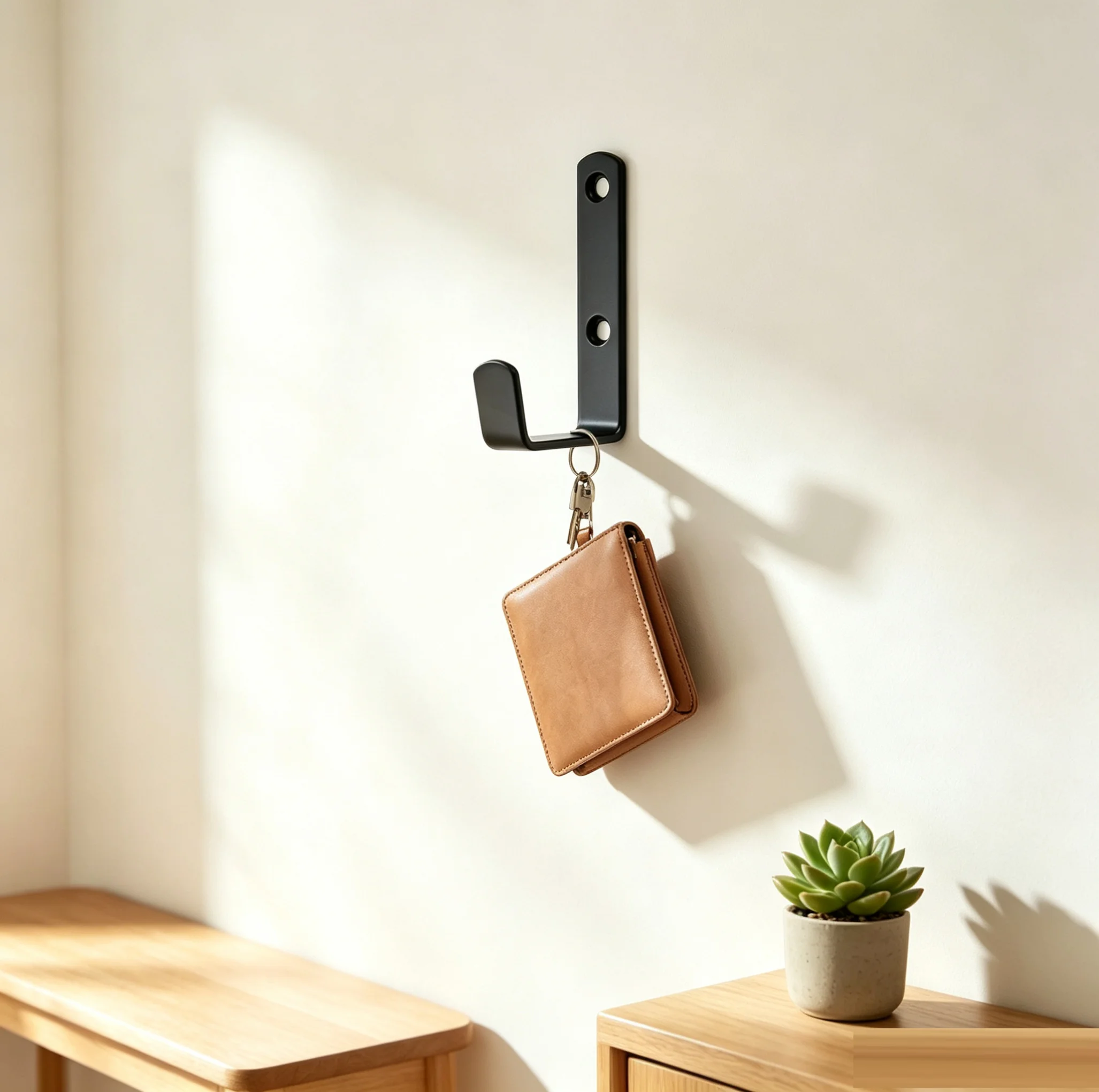 Heavy Duty Steel J Hook, Wall Mount Utility Hook, Garage Hooks Bathroom Towel Hooks For Hanging Clothes Keys Robes