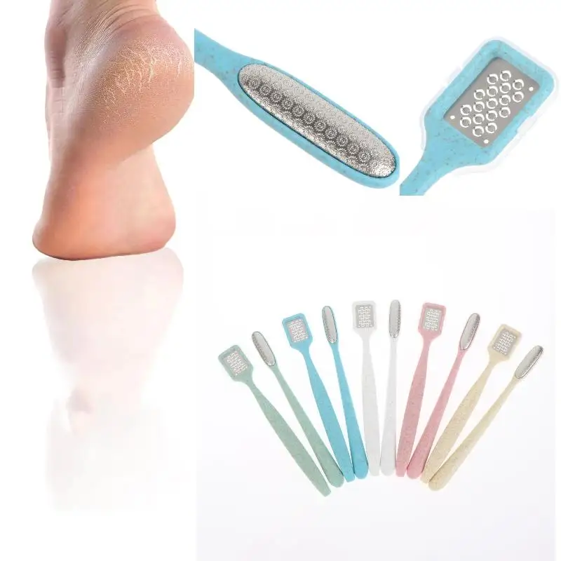 2 قطعة باديكير صغير ملف القدم الكالس مزيل القدم عرموش القدم مبشرة الغسيل برو الفولاذ المقاوم للصدأ الكالس ملف للأقدام الرطبة الجافة #2