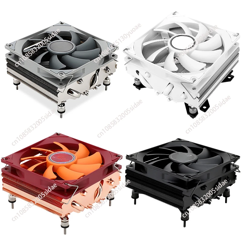 AXP90 X53 X47 X36 FULL BLACK Press down the cpu fan radiator itx small A4 chassis，Excluding fan blades