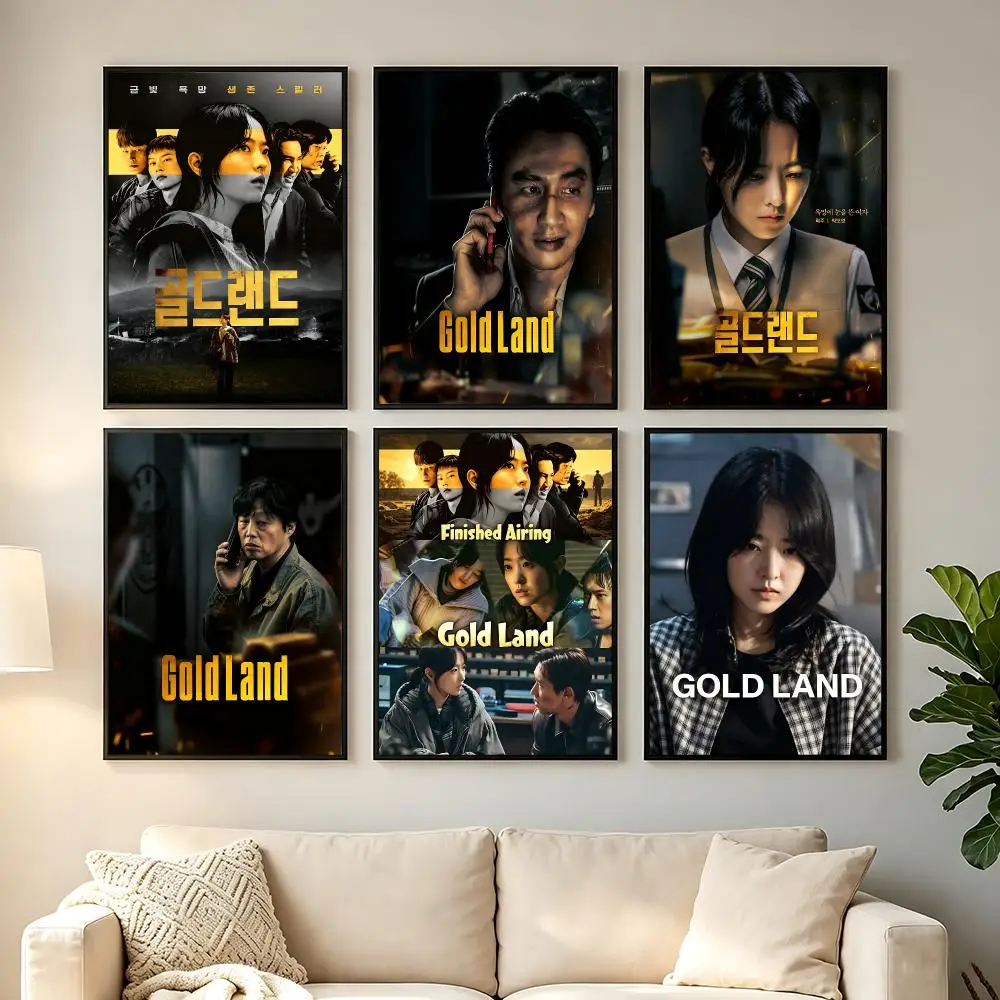 comic Gold Gamble Poster Poster HD Printing Comfortable and Fresh Style Wall Art Home Decor Living Room Cafe Gift
