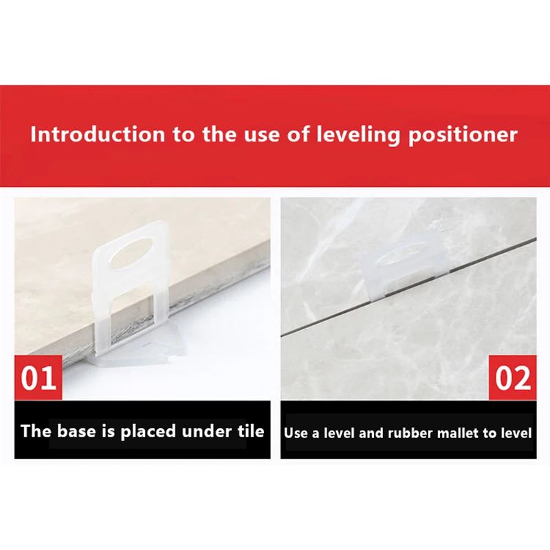 Tile Leveling System Laying Level Wedges Alignment Spacers Leveler Locator Spacers Flooring Wall Level 1/1.5/2/2.5/3mm