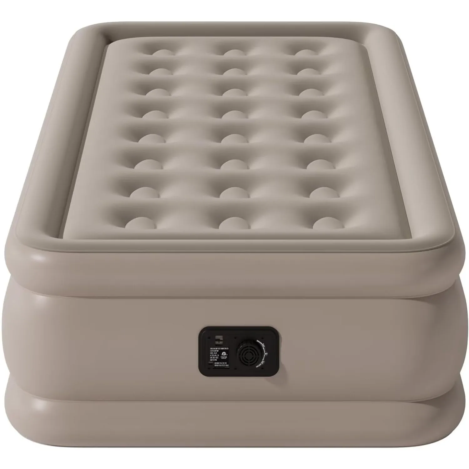 Twin Air Mattress with Built in Pump Coil Beam Comfortable Support Quick Self Inflatable All Night No Lost Air Bed