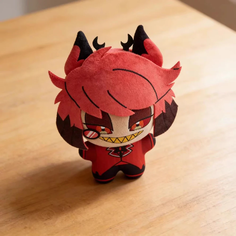 Muñeco  Peluche Alastor  10 cm, Mini Colgante con Estampado  Hazbin, Juguetes  Peluche para Mochila, Regalos  Cumpleañ