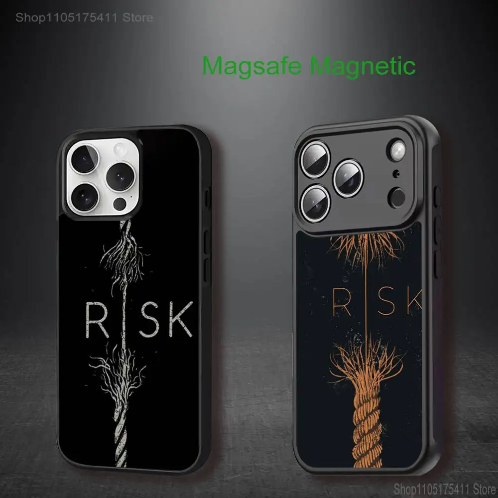 

Day Trader Trading RISK For iPhone 17,16,15,14,13,12,11,Pro,Max,Plus,Mini,SE4,E Magnetic Magsafe Wireless Charging Phone Case