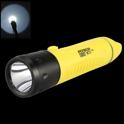 100% original Fitech F8 Rechargeable  Diving Flashlight 800Lumens Include 3*18650Battery