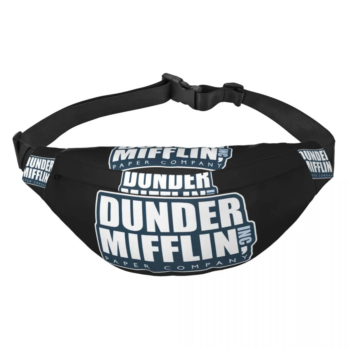 Dunder Mifflin-Unisex saco da cintura, multifunções Sling Malas, Crossbody Peito Malas, Short Trip Pack, Londres