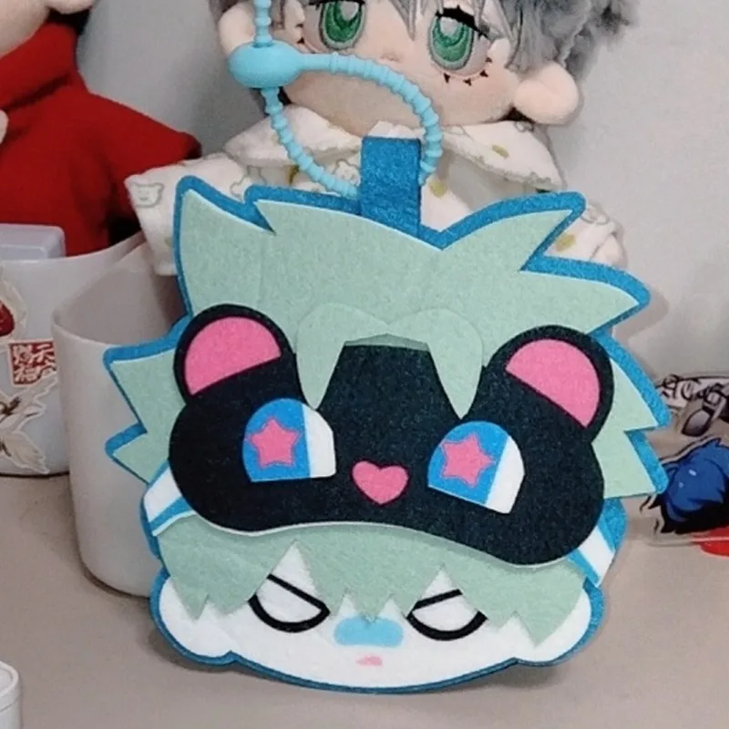 2025 المرحلة الغريبة الكرتون حتى غير المنسوجة التطريز مفتاح سلسلة قلادة كيرينغ هدية عيد الحب