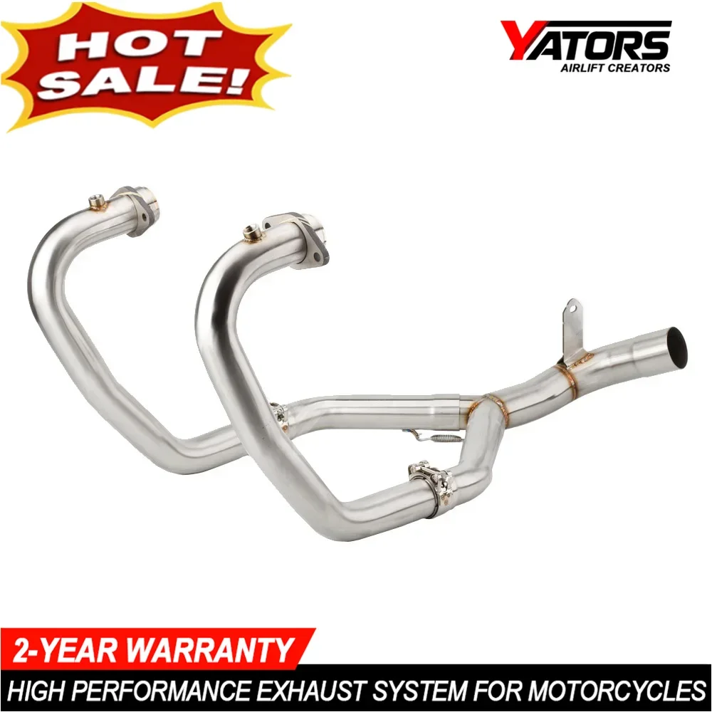 Escape Motorcycle Exhaust Header Link Pipe Slip-on For MOTO GUZZI V85TT 2021 2022 2023 V85 TT Euro 5 V85