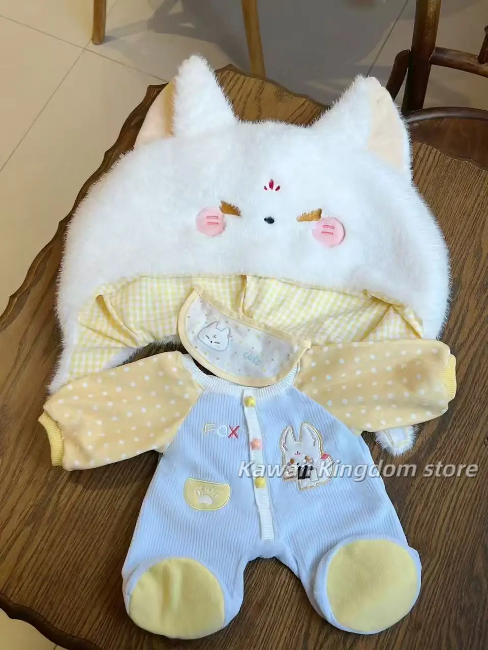 الضوء والليل شياو يي تشي سي لي لو تشن 40 سنتيمتر ملابس دمى الكرتون سترة القطن محشوة الدمى جميل الزي تغيير خلع الملابس