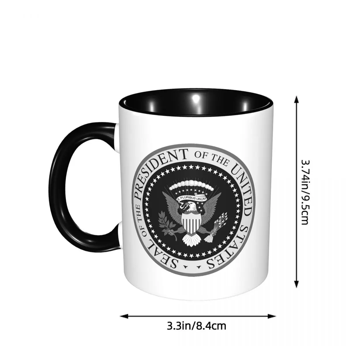 Seal Of The President Of The United States Mug Funny Ceramic Coffee Cups Tea Mugs Milk Cup Drinkware Gifts for Friends