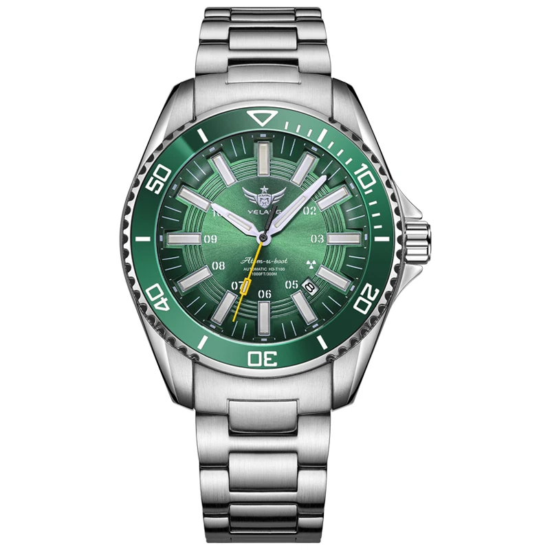 Yelang V1032  44MM NH36 Automatic Dive Watch 300M Waterproof Men\'s Watch Luminous Mechanical Sport Wristwatch For Men Reloj