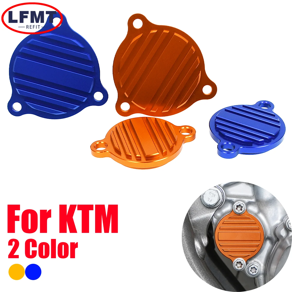 

Motorcycle CNC Oil Pump Cover Guard Cap and Oil Filter Cover Cap For Husqvarna FC FE FS FX KTM SXF XCF EXC EXCF XCW XCFW SMR