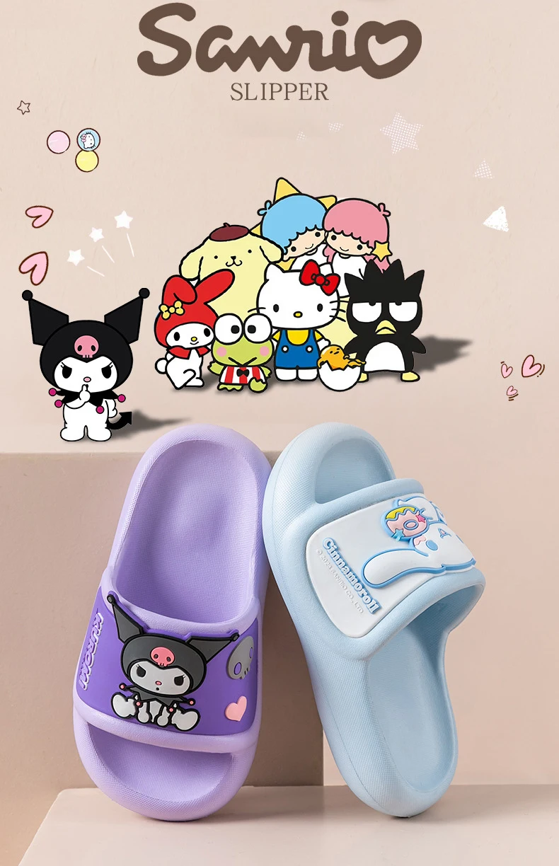 Sommer-Cartoon-Hausschuhe, Unisex Weiche Sohle Rutschfeste Langlebige Innen-Sandalen, Niedliche Gemütliche Hausschuhe für Alle Altersgruppen – Detail 1