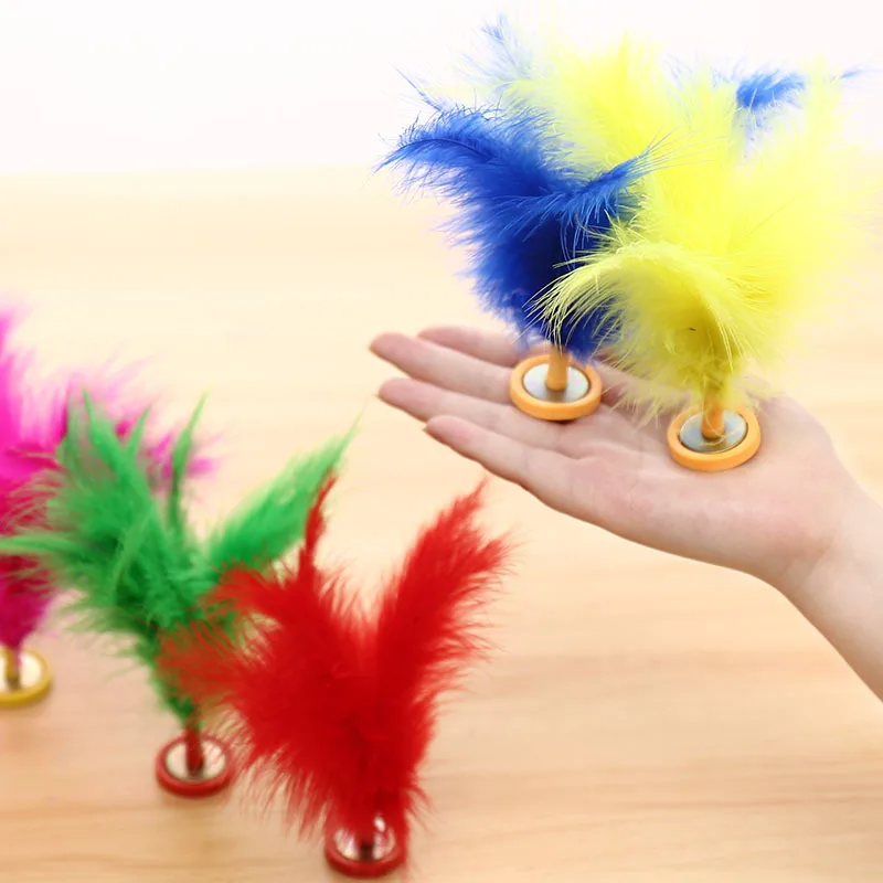 5PCS Colorful Feathers Kick Shuttlecock Chinese Jianzi Fitness Entertainment For Physical Exercise Foot Sports Outdoor Toy Game