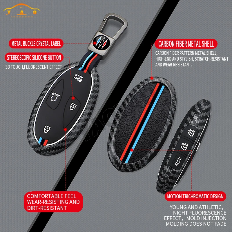 

Fashion Car Key Remote Case Cover Shell Fob For Hyundai Series Kona Ev Grandeur GN7 IONIQ 6 2023 2024 Accessories