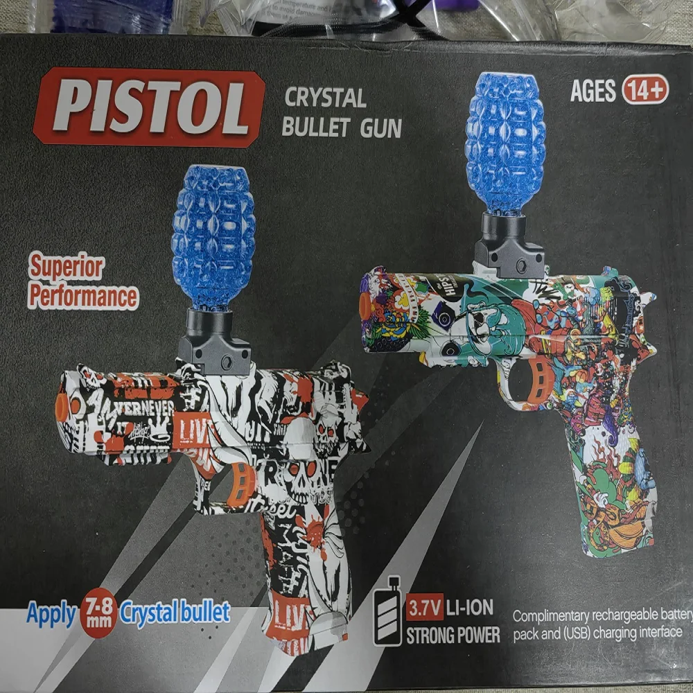 Elektrische schießen junge Perlen Bälle Spielzeug pistole Hydro gel Outdoor-Spiele Jungen Outdoor-CS-Schieß spiel Weihnachts geschenk