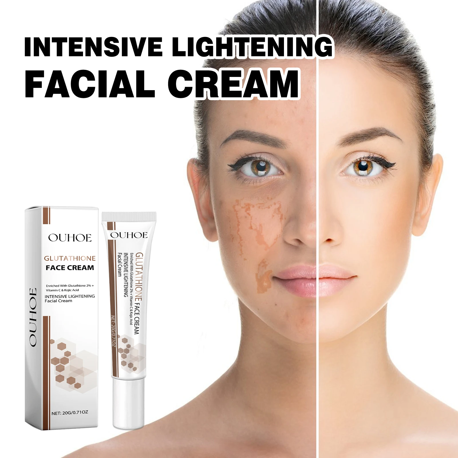 Brightening Hydrating Cream – Moisturizing, Even Skin Tone for OUHOE