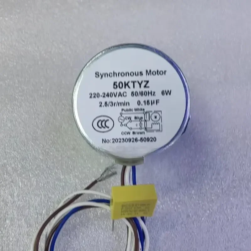 1PC 10Pcs Claw Type Permanent Magnet Synchronous Geared Motor for 50KTYZ 2.5R 5R 8.3R Low Speed High Torque