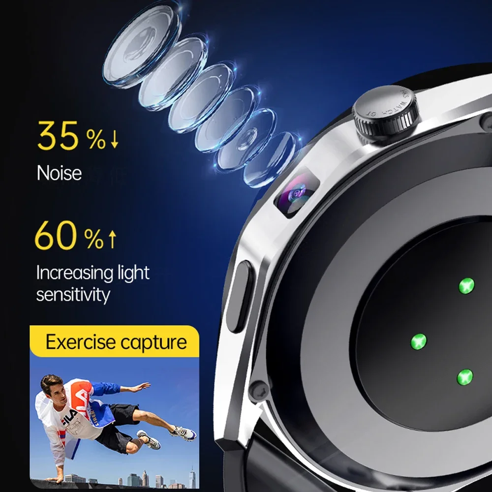 VALDUS VG52 Pro ساعة ذكية AMOLED WIFI GPS SOS NFC 2 + 16G ذاكرة 4G مع كاميرا عالية الدقة رجل أطفال اللياقة البدنية الرياضة 2025 ساعة ذكية