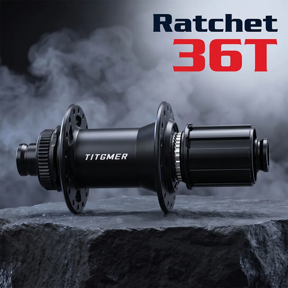 TITGMER Ratchet-Naben MTB 32 Loch Boost-Nabe 12x148 12x142 Hinterrad 15x110 15x100 Center Lock 32-Loch MTB Thunder Massen – Detail 1