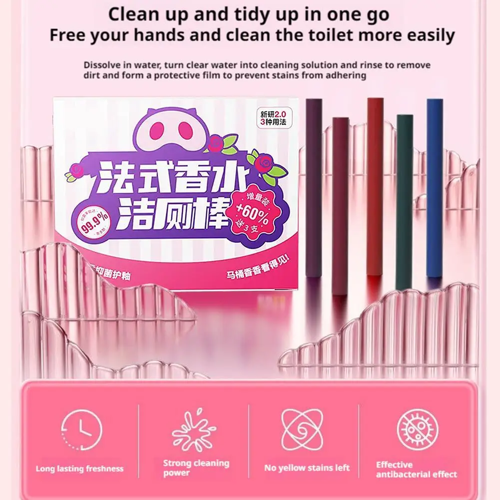 Tongkat Pembersih Toilet Deodoran Tongkat Pembersih Toilet Parfum Multi Efek Deodoran Toilet Segar Pembersih Toilet Mangkuk Toilet