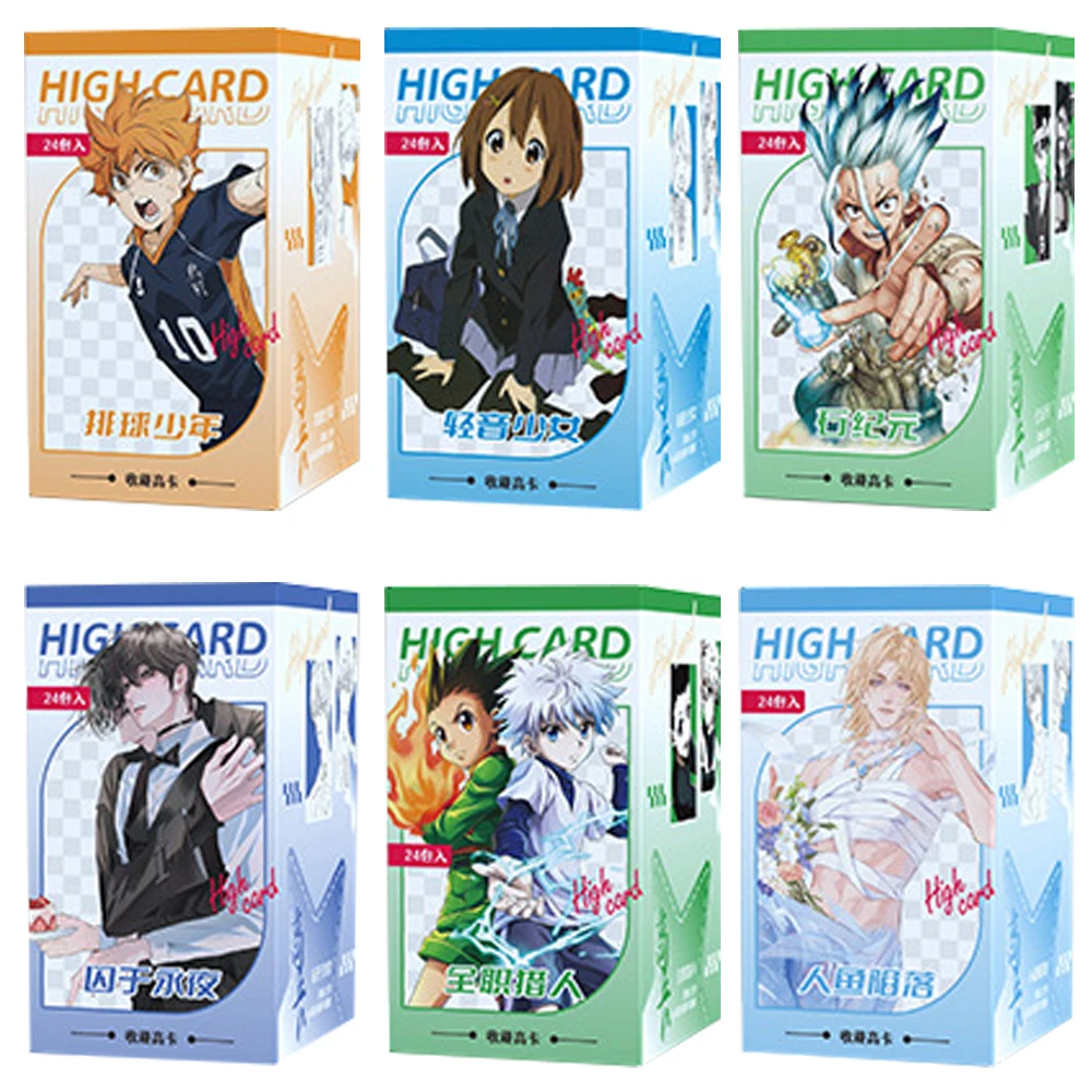 

Popular Anime Collect High Cards for Boys Girls Classic Characters Rare Limited Edition Trading Cards Creative Game Toys Gifts