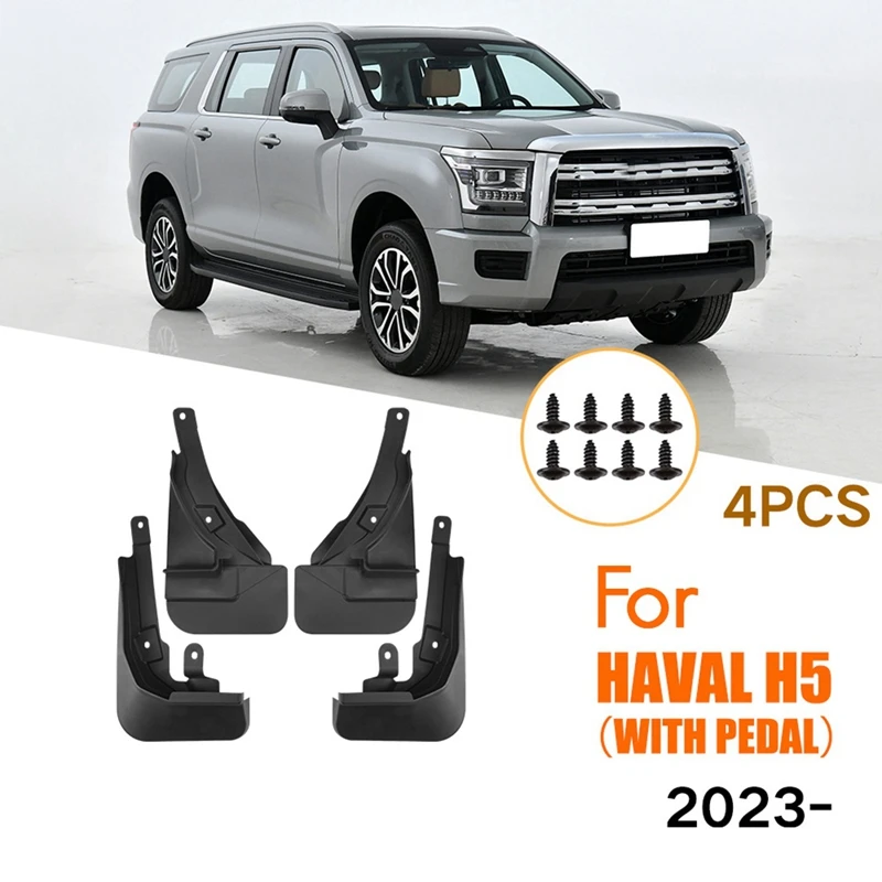 Car Mud Flaps For Great Wall Motor Haval H5 With Pedal 2024 Fender Mud Guard Flap Splash Flaps Accessories