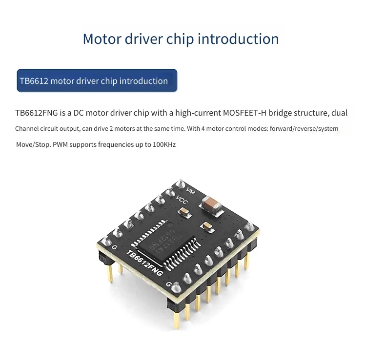 TB6612 Motor Drive Module AT8236 Dual-channel DC Motor Drive Balancing Car Accessories Super L298N