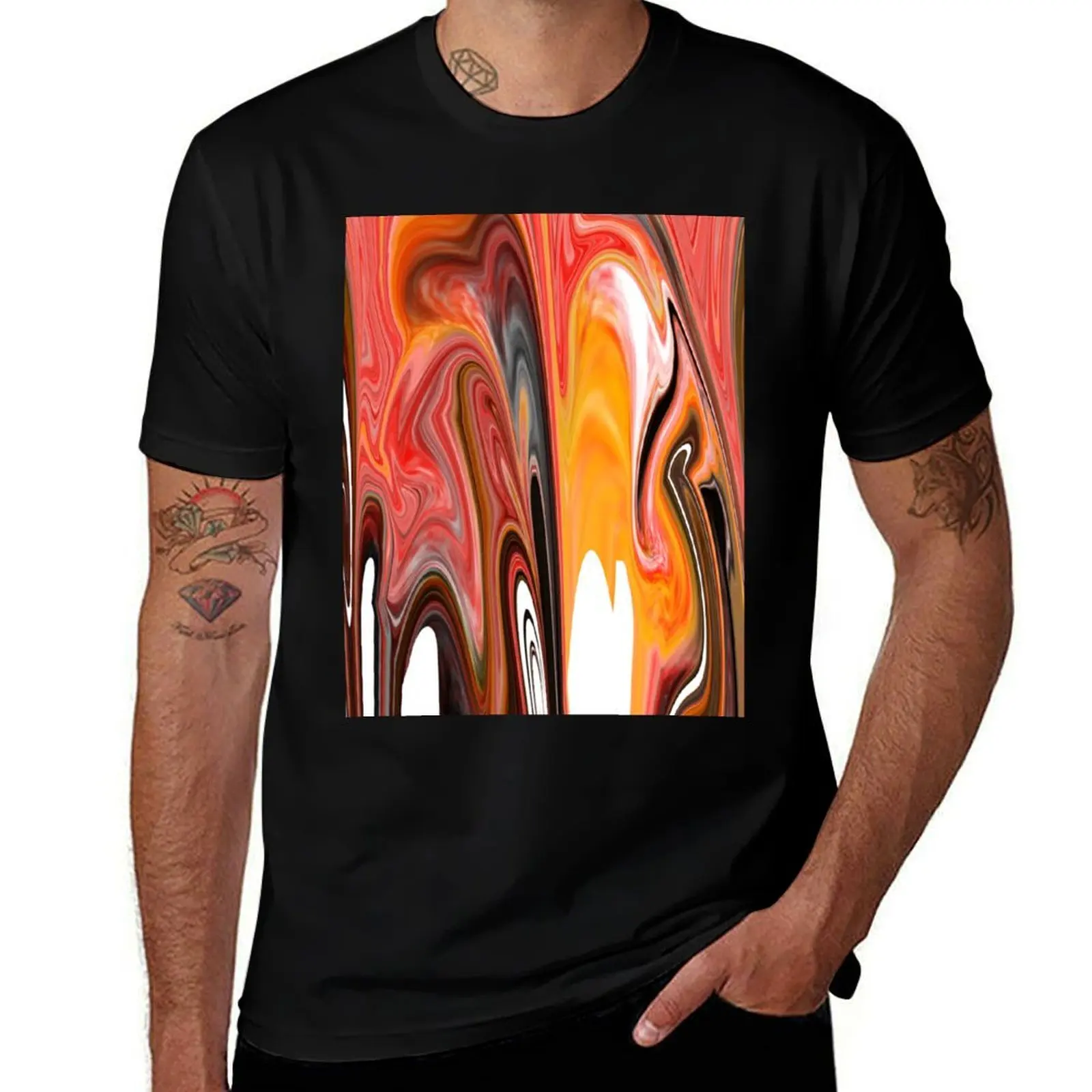 

Fluid painting T-Shirt shirts graphic tees Louboutins custom t shirt workout shirts for men