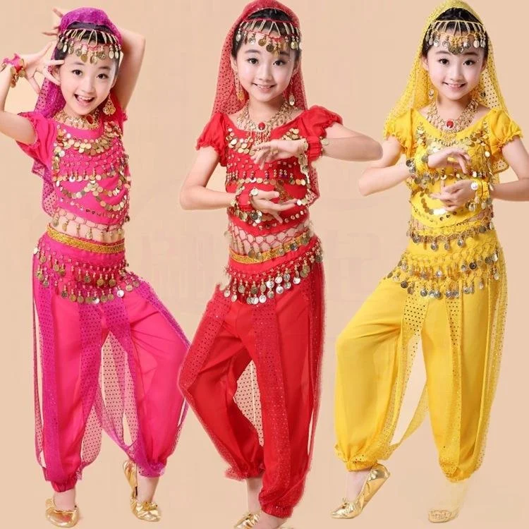 ensemble-de-performance-de-danse-orientale-pour-enfants-tenue-d'entrainement-nouveau-style-tenue-de-danse-pour-filles-ensemble-de-danse-carree-equipement-de-fitness