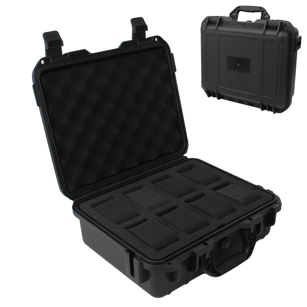 8 Slot Plastic Watch Case Portable Waterproof Watch Case Is Used To Store Watches Tool Box With Sponge Moisture-proof Box